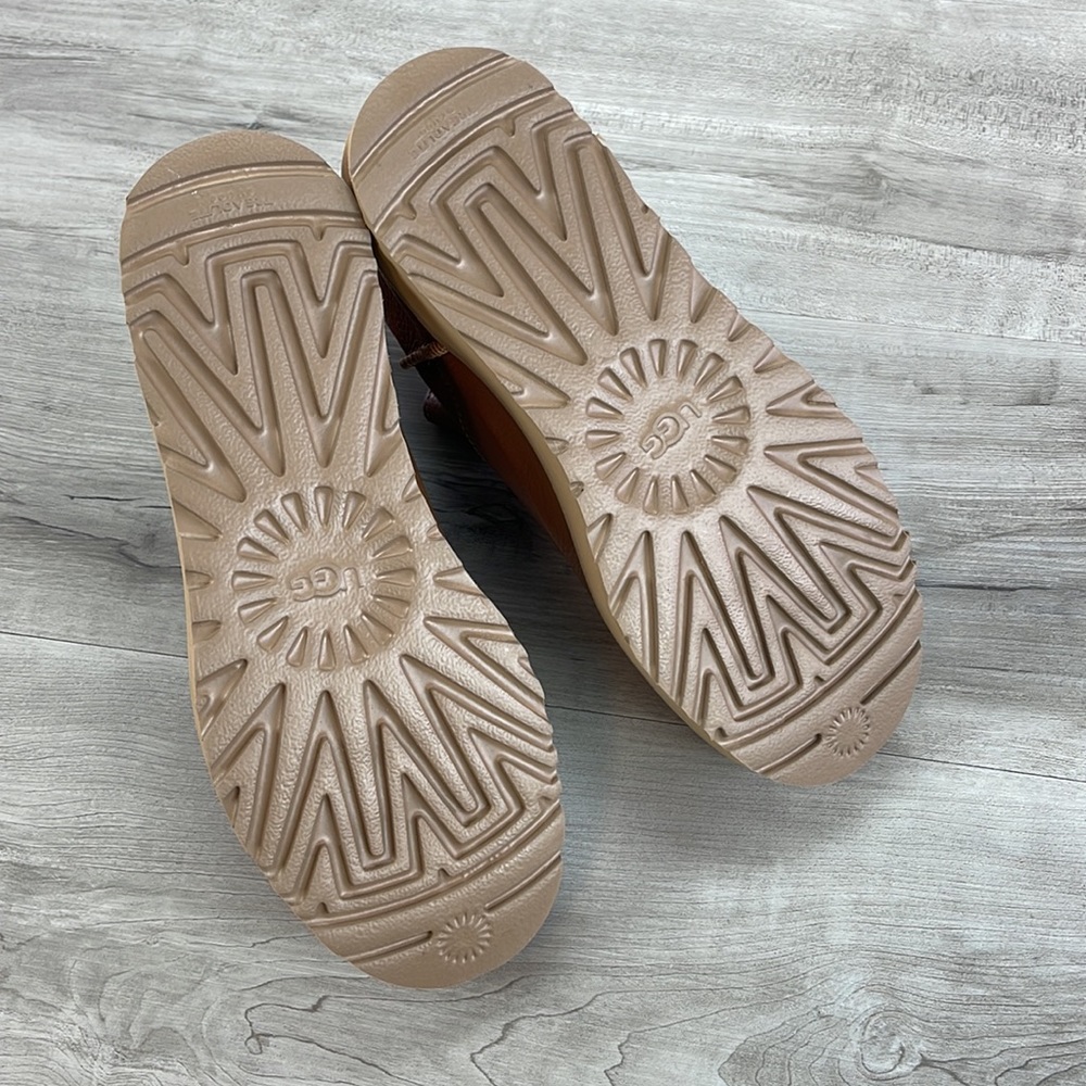 🌿UGG🌿 W DECONSTRUCTED CHESTNUT MINI ZIP BOOTS - Picture 11 of 14